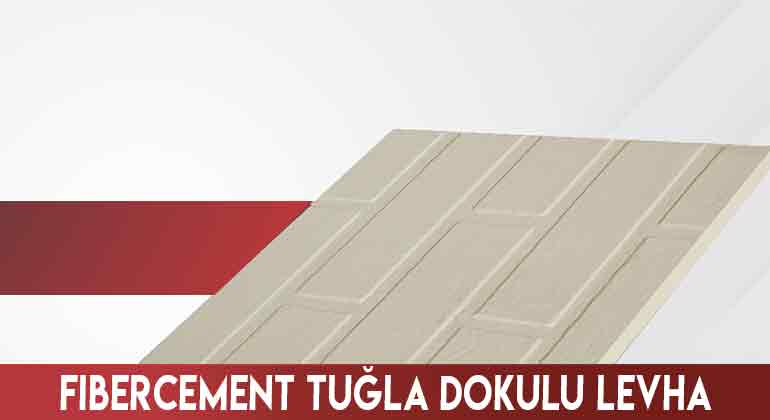 Fibercement Tuğla Dokulu Levha